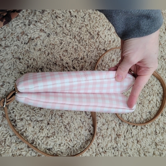 Camden pink and white gingham cross body purse - Picture 12 of 12